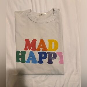 Madhappy Men’s size Large Tshirt with rainbow letters